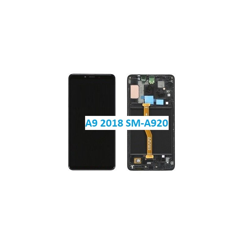 DISPLAY LCD SAMSUNG A9 2018 A920 2018 NERO ORIGINALE