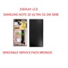 DISPLAY LCD SAMSUNG NOTE 20 ULTRA 5G SM N986 N985 ORIGINALE SERVICE PACK SCHERMO VETRO BRONZO