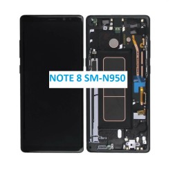 DISPLAY LCD SAMSUNG NOTE 8 NERO SM-N950 ORIGINALE SERVICE PACK