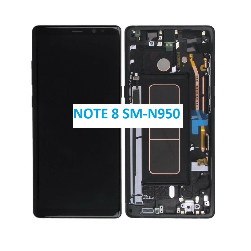DISPLAY LCD SAMSUNG NOTE 8 NERO SM-N950 ORIGINALE SERVICE PACK