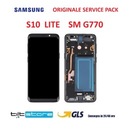DISPLAY LCD SAMSUNG S10 LITE SM G770 ORIGINALE SERVICE PACK SCHERMO VETRO