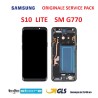 DISPLAY LCD SAMSUNG S10 LITE SM G770 ORIGINALE SERVICE PACK SCHERMO VETRO