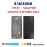 DISPLAY LCD SAMSUNG S20 FE SM G781 G780 BIANCO ORIGINALE SERVICE PACK SCHERMO VETRO