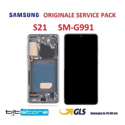 DISPLAY LCD SAMSUNG S21 5G SM G991 GALAXY SERVICE PACK ORIGINALE ROSA