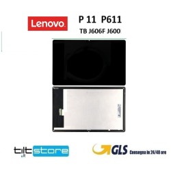DISPLAY LCD TOUCH PER LENOVO TAB P11 P611 TB J606F J600N J600 SCHERMO VETRO NERO