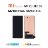 DISPLAY LCD XIAOMI MI 11 LITE 5G 2021 M2101K9AG M2101K9G TOUCH VETRO SCHERMO NERO