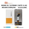 DISPLAY LCD XIAOMI REDMI 10 / 10 PRIME / NOTE 11 4G 21121119SC SCHERMO SERVICE PACK