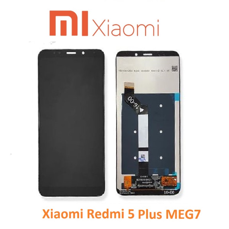 DISPLAY LCD XIAOMI REDMI 5 PLUS MEG7 NERO SCHERMO TOUCH SCREEN VETRO