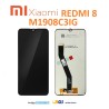 DISPLAY LCD XIAOMI REDMI 8 M1908C3IG / REDMI 8A M1908C3KG  TOUCH VETRO
