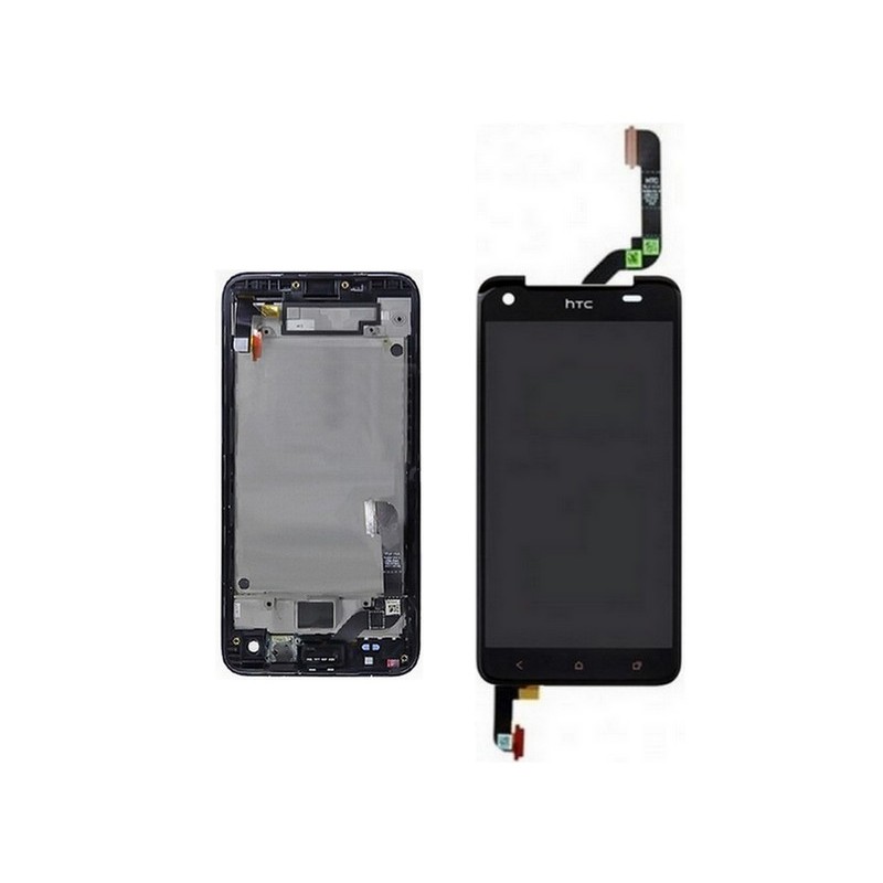 DISPLAY TOUCH VETRO LCD HTC X920D & i9205 Butterfly Completo di Frame