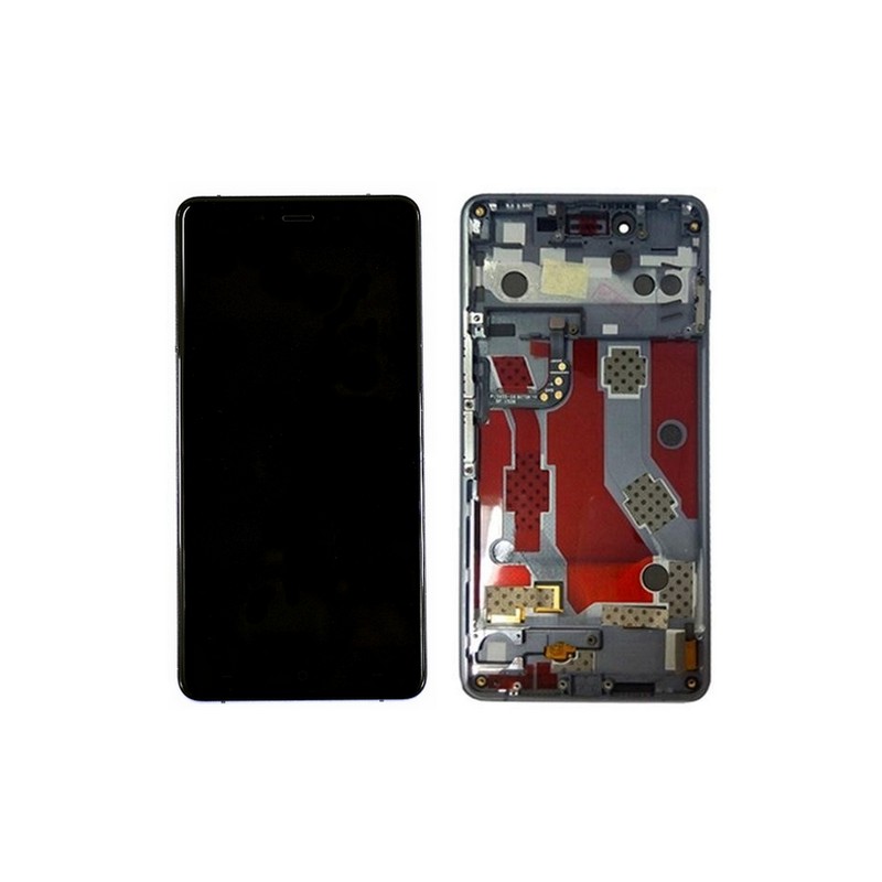 DISPLAY TOUCH VETRO LCD OnePlus X Completo di Frame Nero STOCK