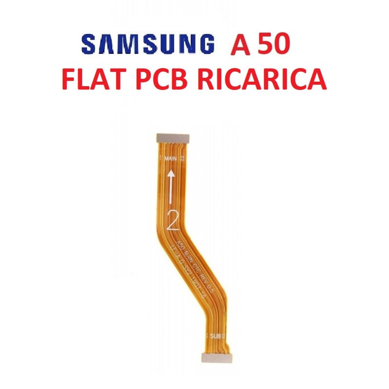 FLAT SAMSUNG A50 SM-A505 REV 2 CONNESSIONE SCHEDA MADRE PCB RICARICA GALAXY A50 A505F