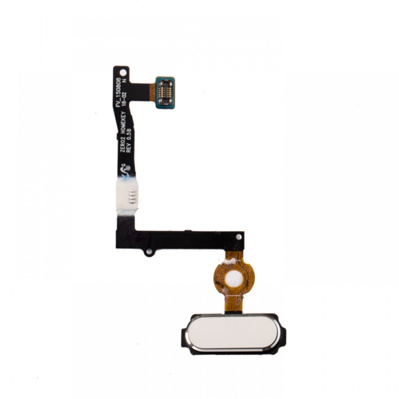Flat Tasto Centrale Samsung S6 Edge Plus G928F Bianco