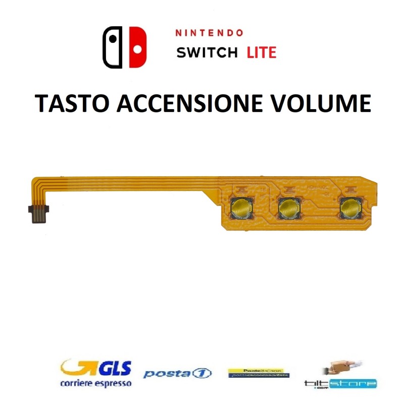FLAT TASTO ON OFF ACCENSIONE SPEGNIMENTO POWER BUTTON NINTENDO SWITCH LITE