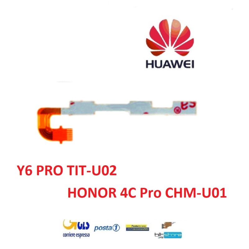 Flat Volume Power Huawei Y6 PRO TIT-U02 Honor 4C Pro CHM-U01