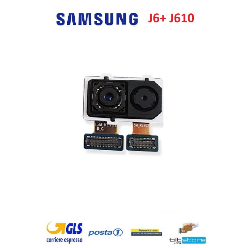 FOTOCAMERA POSTERIORE PER SAMSUNG J6+ PLUS 2018 SM J610