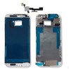 Frame LCD HTC ONE M8 Bianco Completo di Adesivo e flat lettore Memoria SD+Tasti Volume