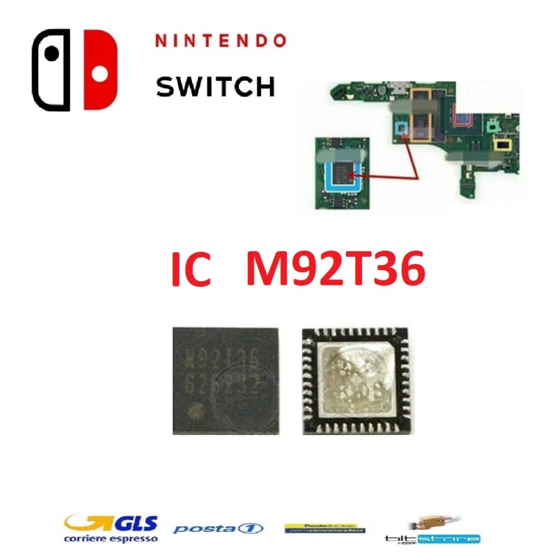 IC M92T36 IC POWER IC DI CARICA CHIP RICARICA NINTENDO SWITCH /  LITE