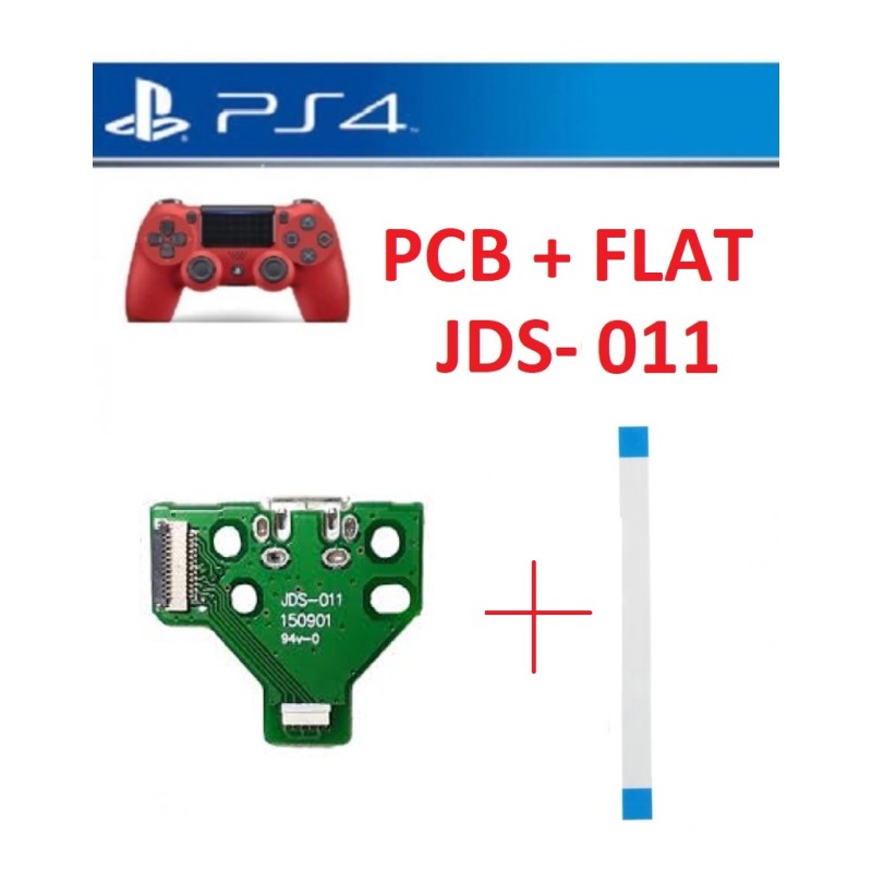 KIT FLAT+ CONNETTORE RICARICA JOYPAD PS4 JDS-011-V1