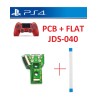KIT FLAT+ CONNETTORE RICARICA JOYPAD PS4 JDS-040 PCB 12 PIN MICRO USB