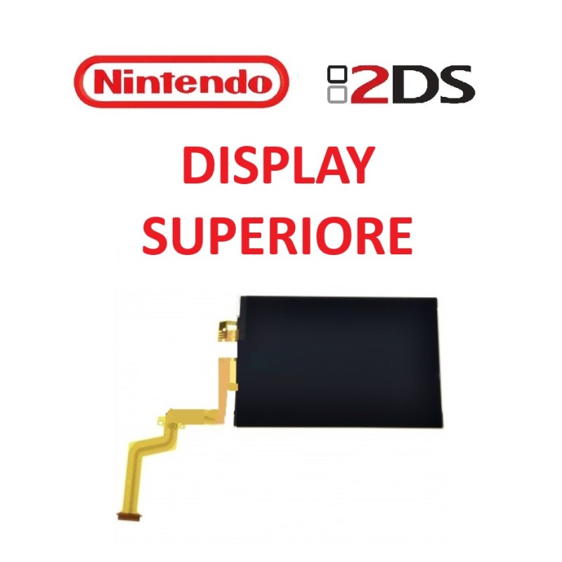 LCD DISPLAY SUPERIORE PER NINTENDO NEW 2DS XL 2DSXL PANNELLO SCHERMO MONITOR UP