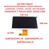 LCD PER TABLET EXAGERATE 7 POLLICI MOD. XZPAD 270G SL007DH21FPC-V0 SL007DH03FPC-V1 SL007DF21B51-B