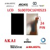 LCD PER TABLET SL007DC16Y0523 16.3 cm *9.8 cm 24 PIN