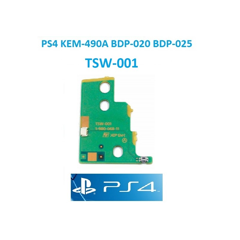 PCB TASTO EJECT TSW-001 PER PS4 BDP-020 BDP-025 KEM-490 CUH-12xx CUH-1216