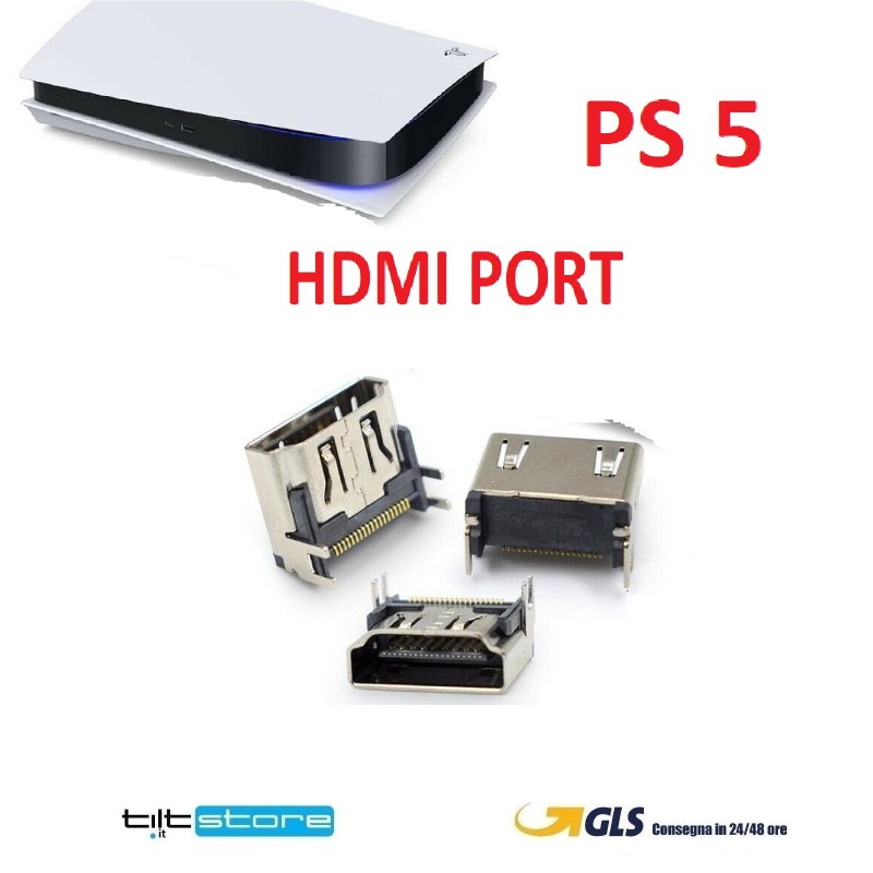 PORTA HDMI PER PLAYSTATION 5 HDMI PS5 JACK SOCKET CONNETTORE