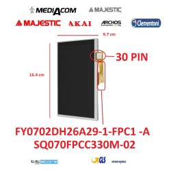 R03 LCD SQ070FPCC330M-02 Mediacom Miia Archos Fourel Master ADJ Majestic Clempad myfirst Akai FY0702DH26A29-1-FPC1-A1