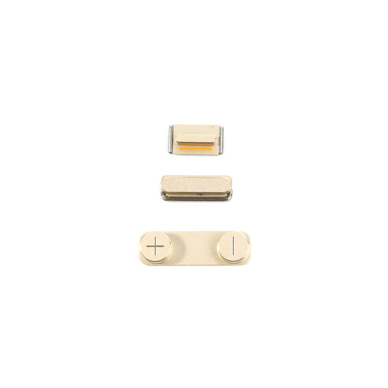 Set Pulsanti Volume Power Gold iPhone 5S