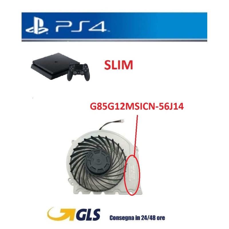 VENTOLA RAFFREDDAMENTO PER PS4 SLIM G85G12MSICN-56J14 NUOVA