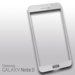VETRO SCHERMO SAMSUNG NOTE 2 SM N7100 BIANCO