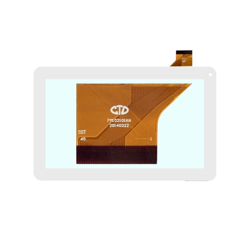 VETRO TOUCH SCREEN 10.1 Techmade MAJESTIC Graetz Quantum ADJ xtreme FM102101KA Bianco