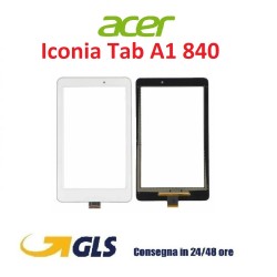 VETRO TOUCH SCREEN ACER ICONIA Tab A1 840 SCHERMO BIANCO