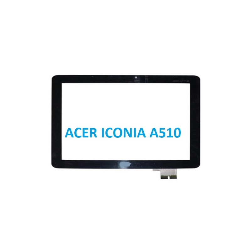 VETRO TOUCH SCREEN Acer Iconia Tab A510 10 Pollici NERO