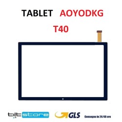 VETRO TOUCH SCREEN AOYODKG T40 TABLET SCHERMO NERO