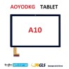 VETRO TOUCH SCREEN AOYODKG TABLET TAB AOYODKG A10 SCHERMO NERO