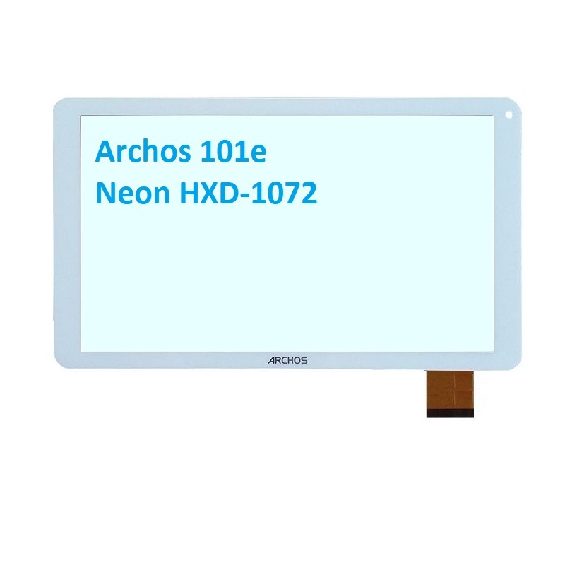 VETRO TOUCH SCREEN Archos 101e Neon HXD-1072 BIANCO