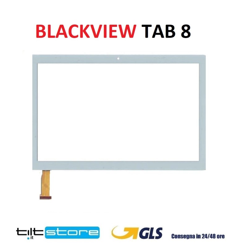 VETRO TOUCH SCREEN BLACKVIEW TAB 8 TAB 8e SCHERMO BIANCO