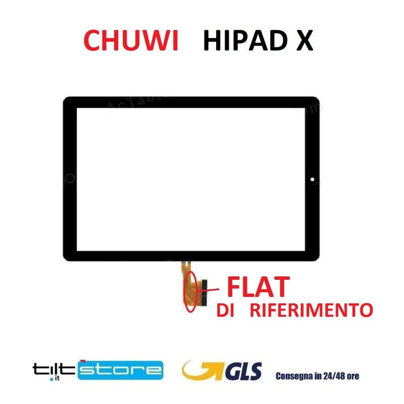 VETRO TOUCH SCREEN CHUWI HIPAD X SCHERMO NERO