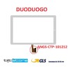 VETRO TOUCH SCREEN DUODUOGO P8 CON FLAT ANGS-CTP-101212 SCHERMO BIANCO