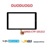 VETRO TOUCH SCREEN DUODUOGO P8 CON FLAT ANGS-CTP-101212 SCHERMO NERO