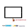 VETRO TOUCH SCREEN FLAT QSF-PG1003-FPC-V02 /03 CON BIADESIVO TABLET SCHERMO NERO