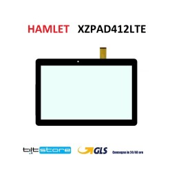 VETRO TOUCH SCREEN HAMLET XZPAD412LTE SCHERMO NERO