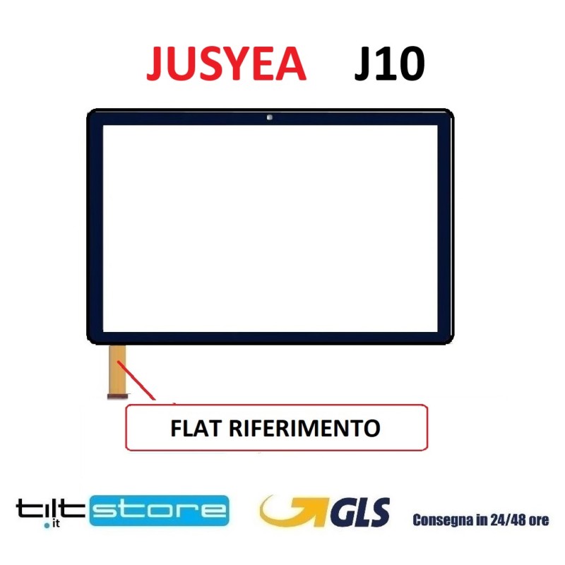 VETRO TOUCH SCREEN JUSYEA J10 SCHERMO NERO