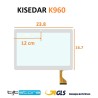 VETRO TOUCH SCREEN KISEDAR K960 TABLET FLAT CH-10114A2 SCHERMO BIANCO