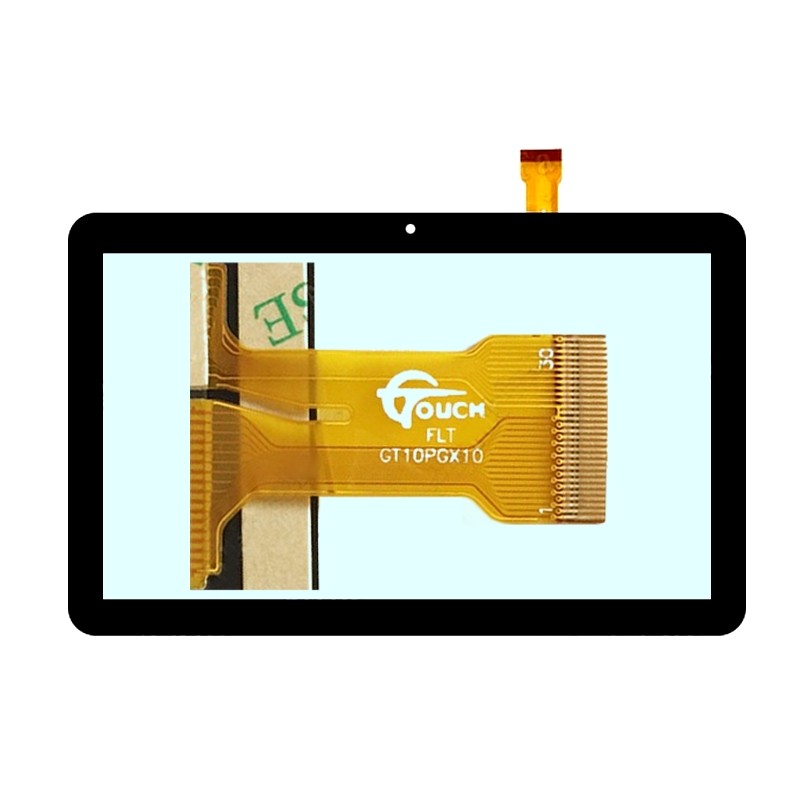 VETRO TOUCH SCREEN KNMOBILE FLAT GT10PGX10 SCHERMO NERO