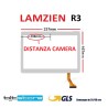 VETRO TOUCH SCREEN LAMZIEN R3 SCHERMO BIANCO
