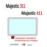 VETRO TOUCH SCREEN MAJESTIC 311 / MAJESTIC 411 FLAT HK10DR2438-V01 SCHERMO BIANCO